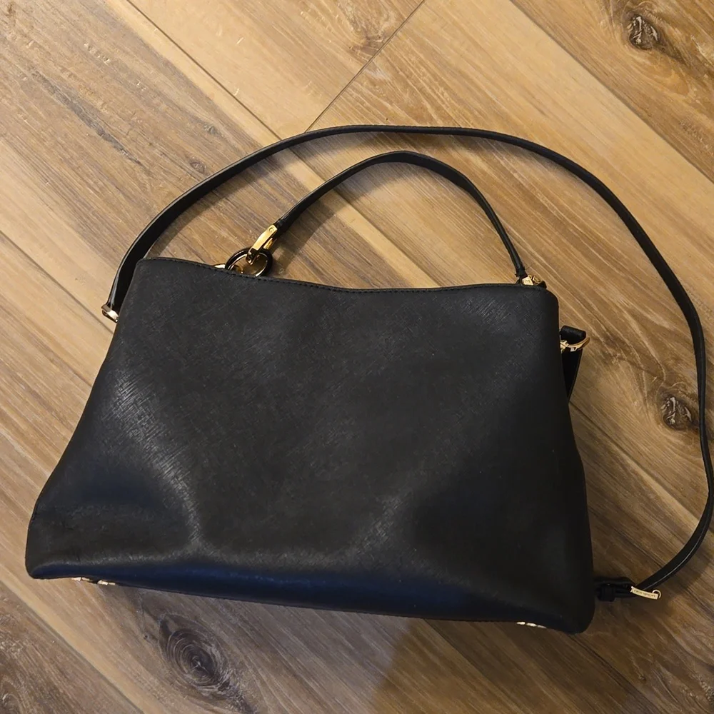 Michael Kors crossbody tote bag black like NEW condition
